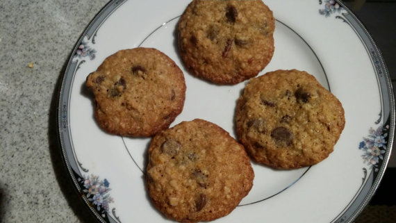 Reduced Sugar Oatmeal Chocolate Chips&nbsp;Cookies