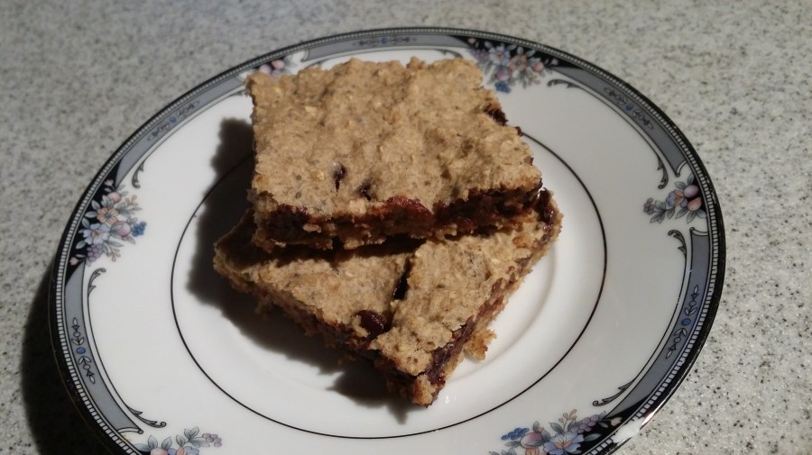 Healthy Sugar Free Oatmeal Banana Chocolate Chip&nbsp;Bars